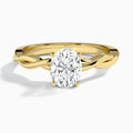 Twisted Vine Diamond Engagement Ring