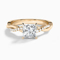 Petite Twisted Vine Diamond Engagement Ring