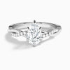 Petite Twisted Vine Diamond Engagement Ring