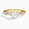 Petite Luxe Twisted Vine Diamond Engagement Ring