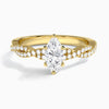 Petite Luxe Twisted Vine Diamond Engagement Ring