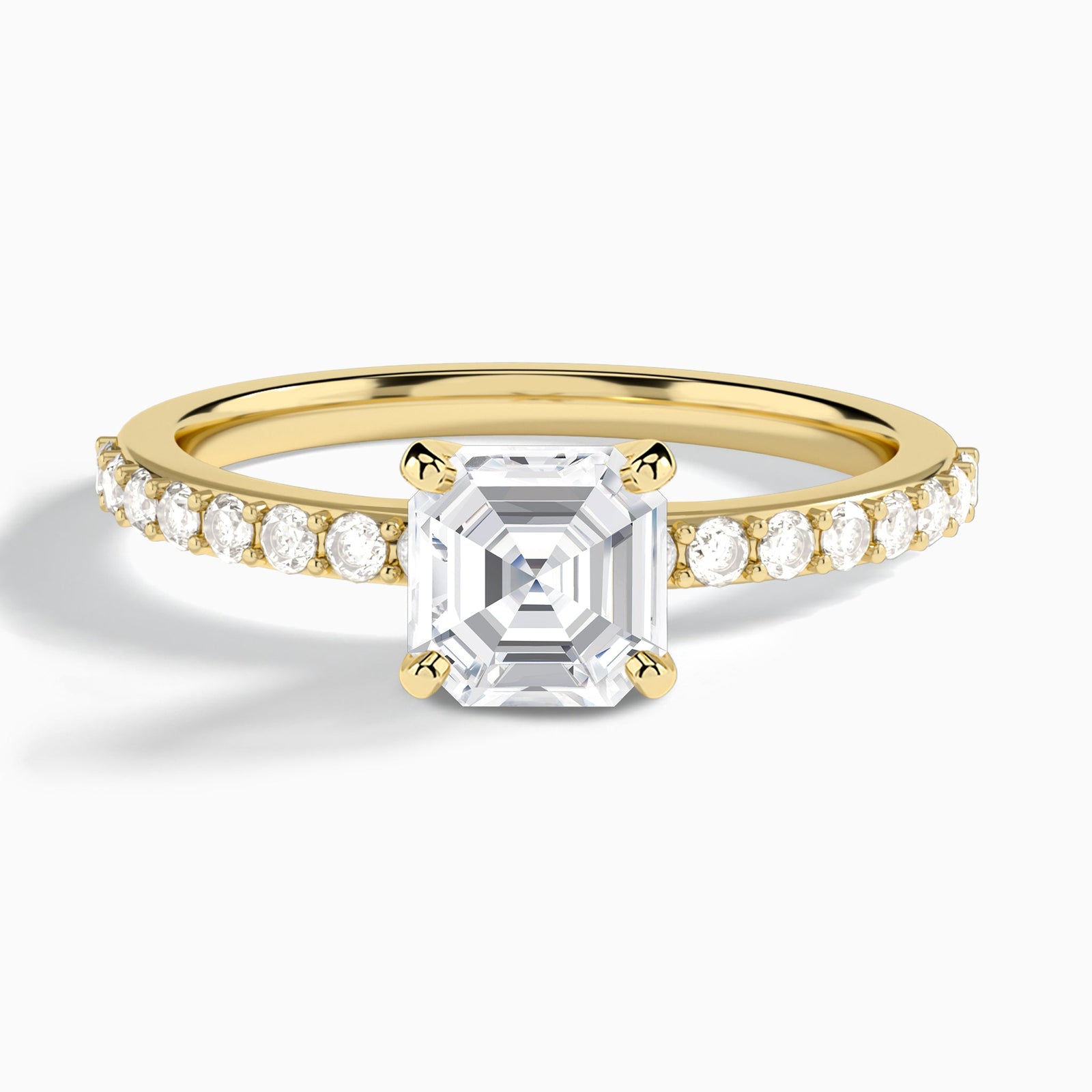 Petite Classic Diamond Engagement Ring