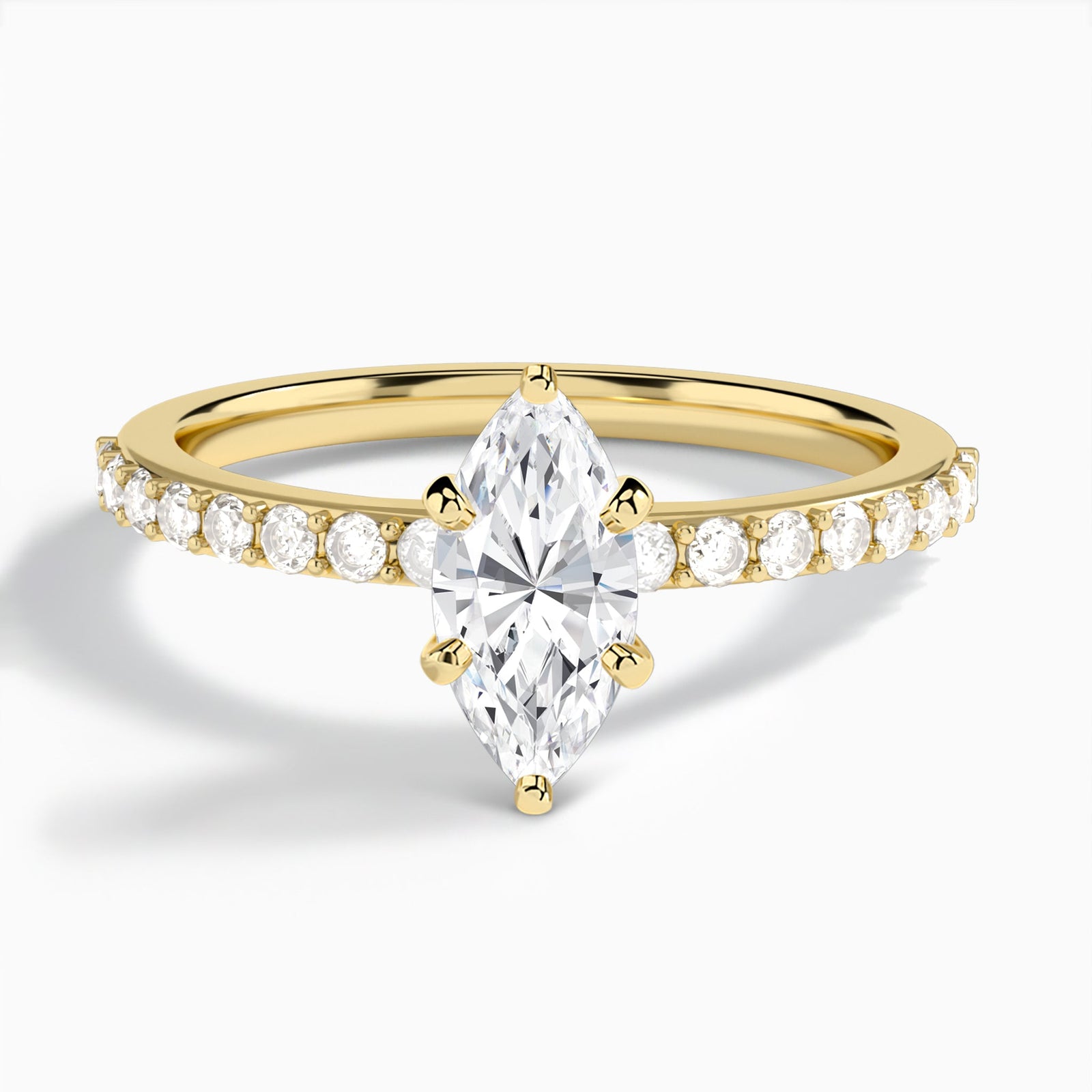 Petite Classic Diamond Engagement Ring