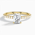 Petite Classic Diamond Engagement Ring