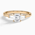 Tapered Baguette Diamond Engagement Ring