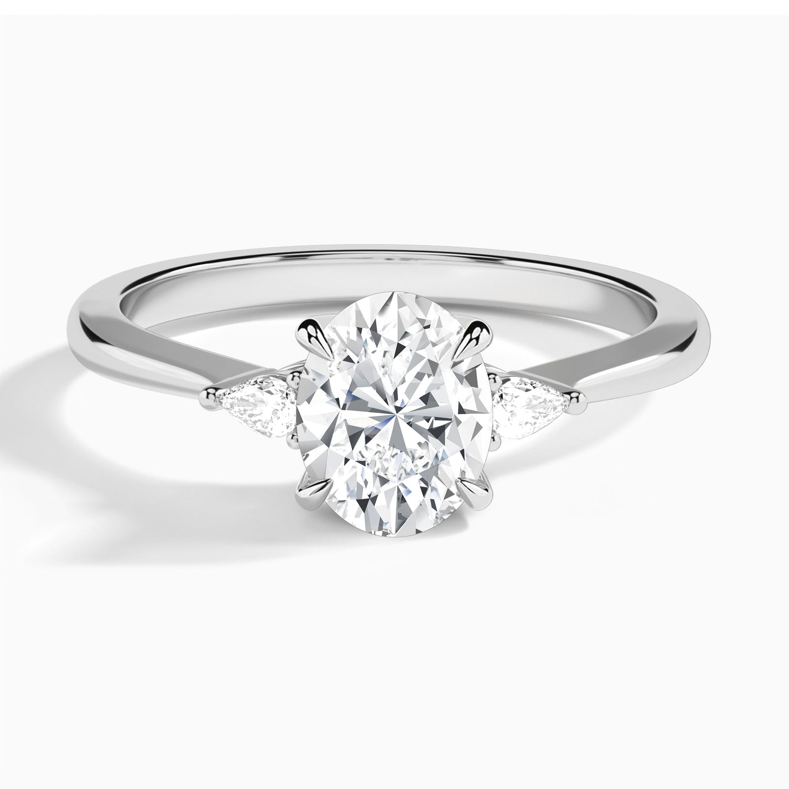 Dulcie Three Stone Diamond Engagement Ring