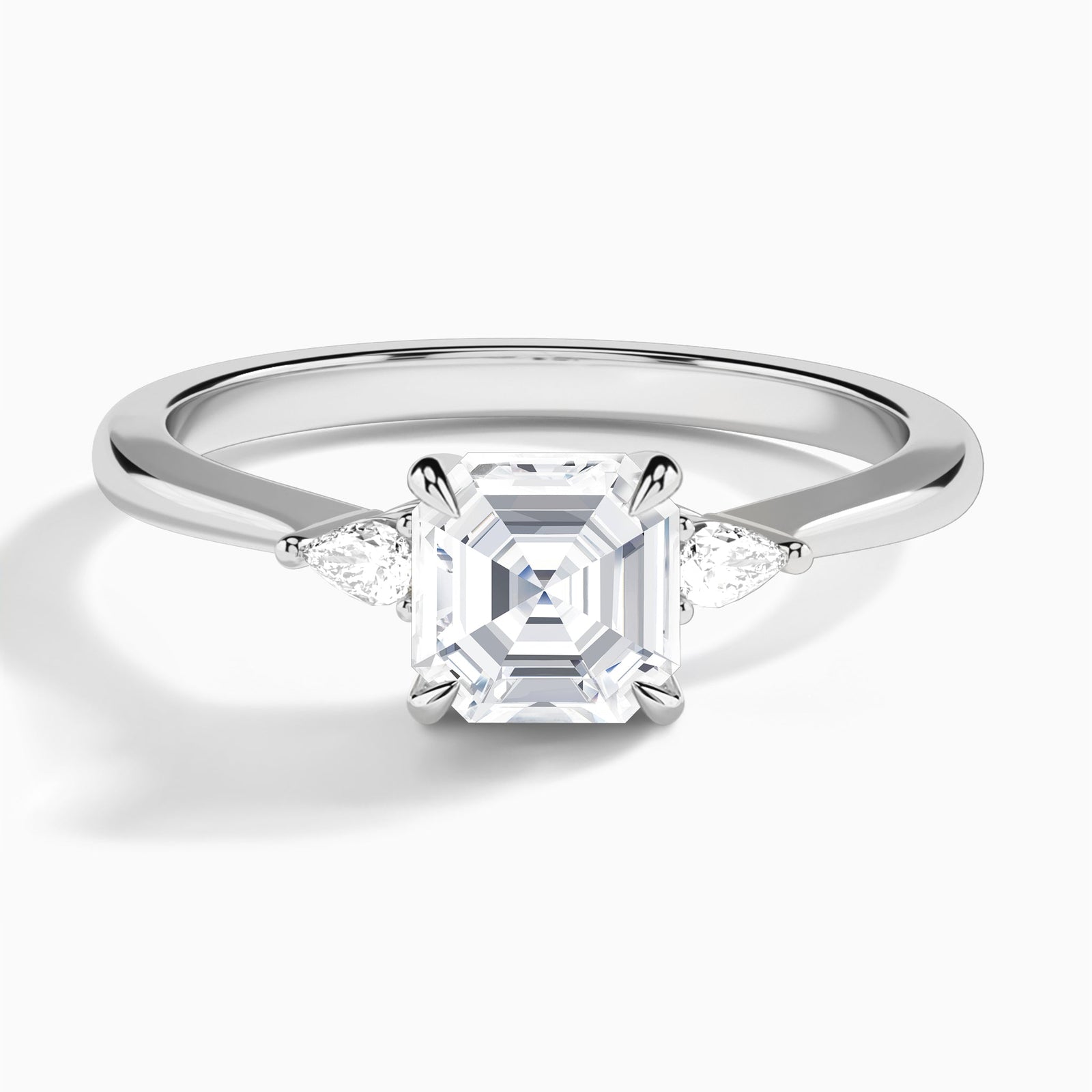 Dulcie Three Stone Diamond Engagement Ring