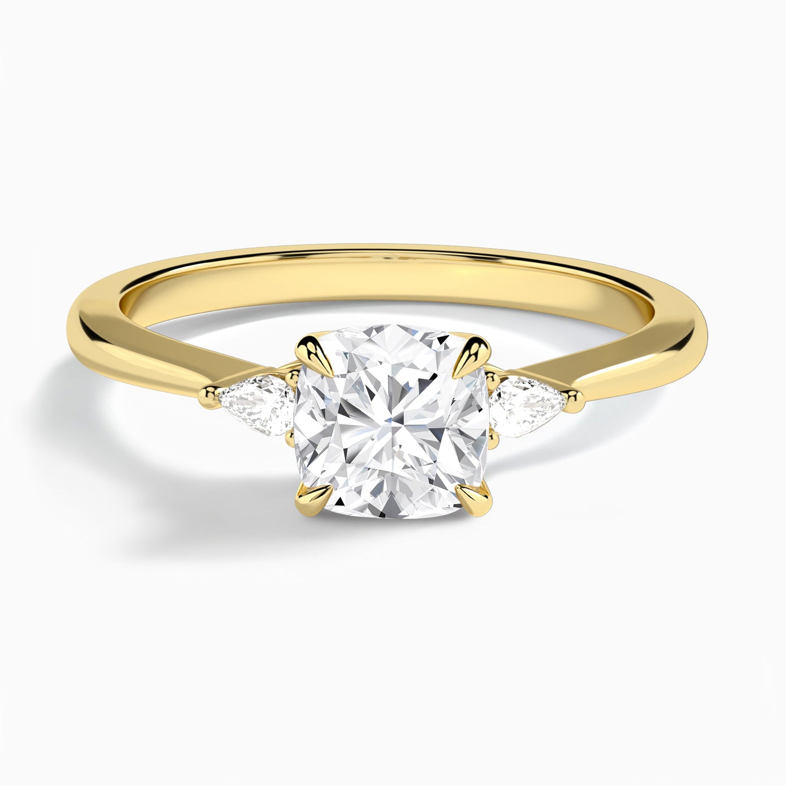 Dulcie Three Stone Diamond Engagement Ring