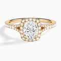 Bliss Halo Diamond Engagement Ring