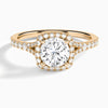 Bliss Halo Diamond Engagement Ring