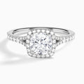 Bliss Halo Diamond Engagement Ring