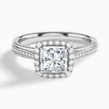 Halo Diamond Engagement Ring