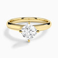 Solitaire Diamond Engagement Ring