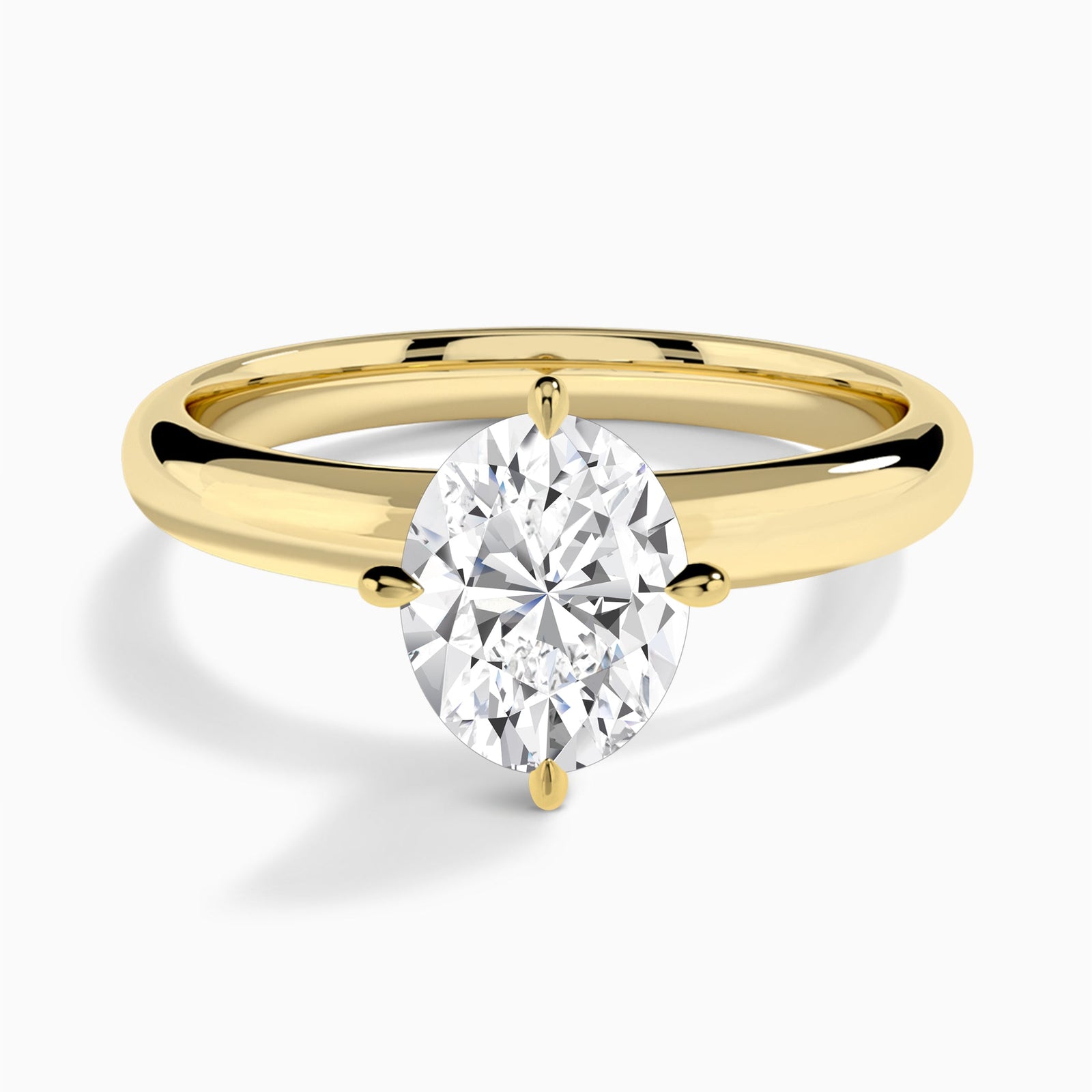 Solitaire Diamond Engagement Ring