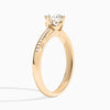 Petite Adorned Classic Four-Prong Diamond Engagement Ring