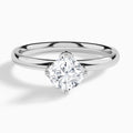 Adorned Mystique Halo Diamond Engagement Ring