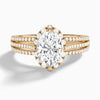 Split Shank Diamond Engagement Ring