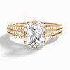 Split Shank Diamond Engagement Ring