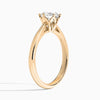 Classic Petal Six-Prong Diamond Engagement Ring