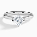 Hidden Halo Diamond Engagement Ring