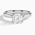 Petite Romeo Solitaire Diamond Engagement Ring