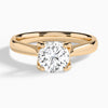 Petite Romeo Solitaire Diamond Engagement Ring