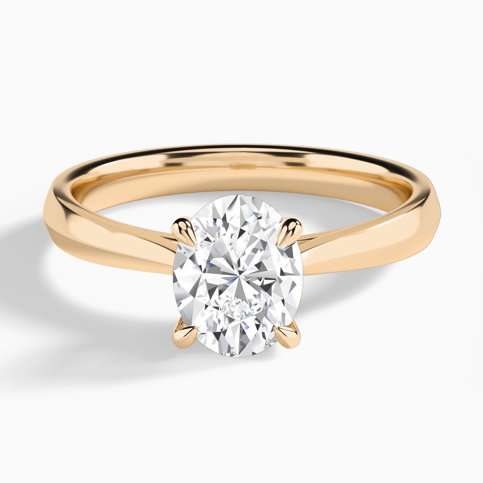 Olivia Knife Edge Diamond Engagement Ring