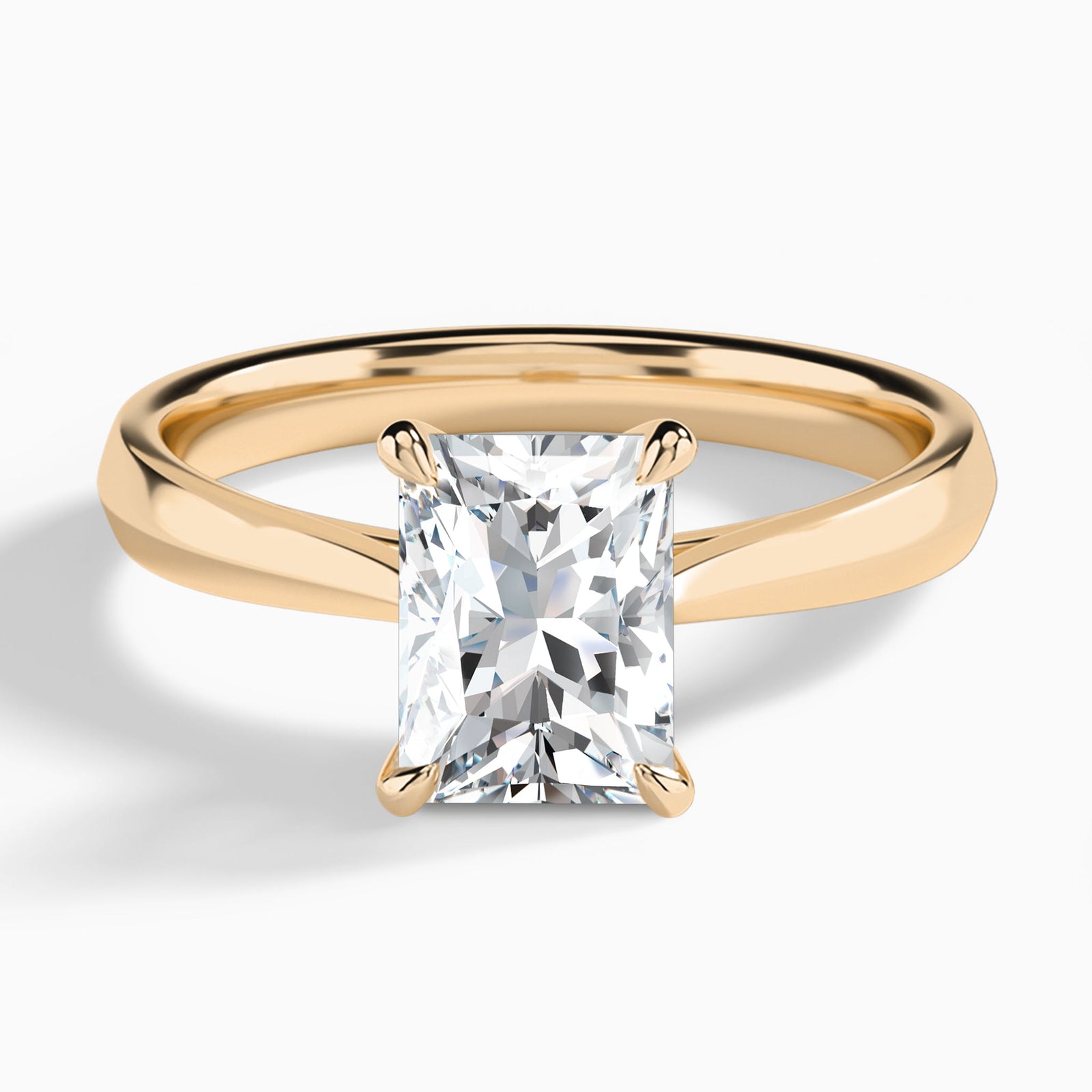 Olivia Knife Edge Diamond Engagement Ring