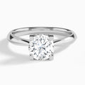 Marseille Knife Edge Diamond Engagement Ring