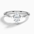 Petite Ciana Three Stone Diamond Engagement Ring