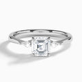 Petite Ciana Three Stone Diamond Engagement Ring