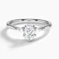 Petite Ciana Three Stone Diamond Engagement Ring