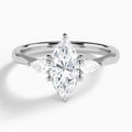 Adorned Couture Three Stone Diamond Engagement Ring