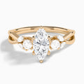 Willow Three Stone Diamond Engagement Ring