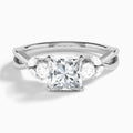 Willow Three Stone Diamond Engagement Ring