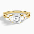 Willow Three Stone Diamond Engagement Ring