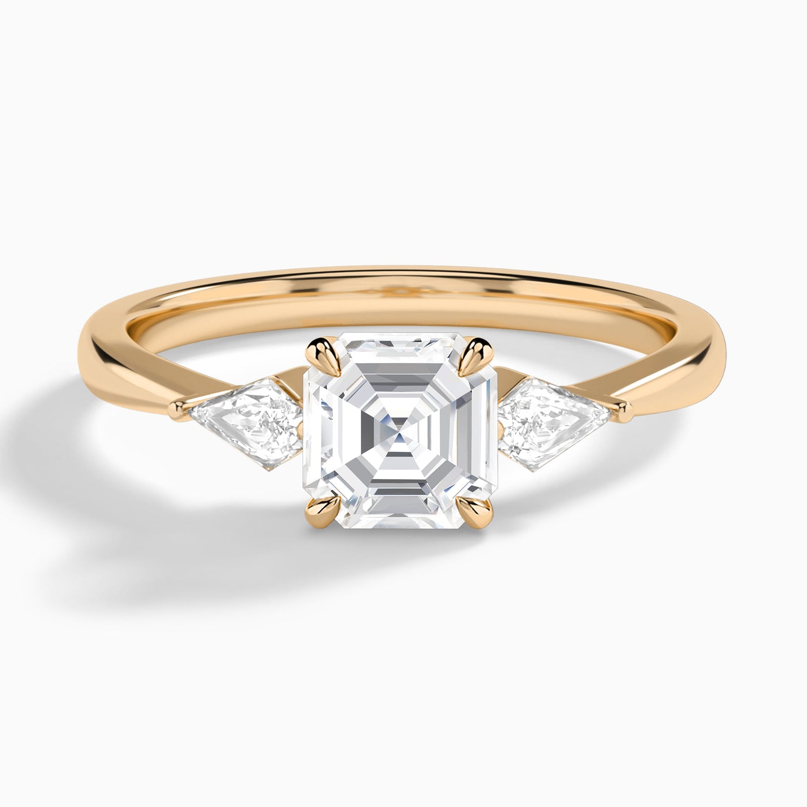 Luxe Ciana Three Stone Diamond Engagement Ring