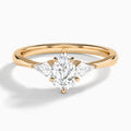 Luxe Ciana Three Stone Diamond Engagement Ring