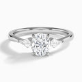 Luxe Ciana Three Stone Diamond Engagement Ring