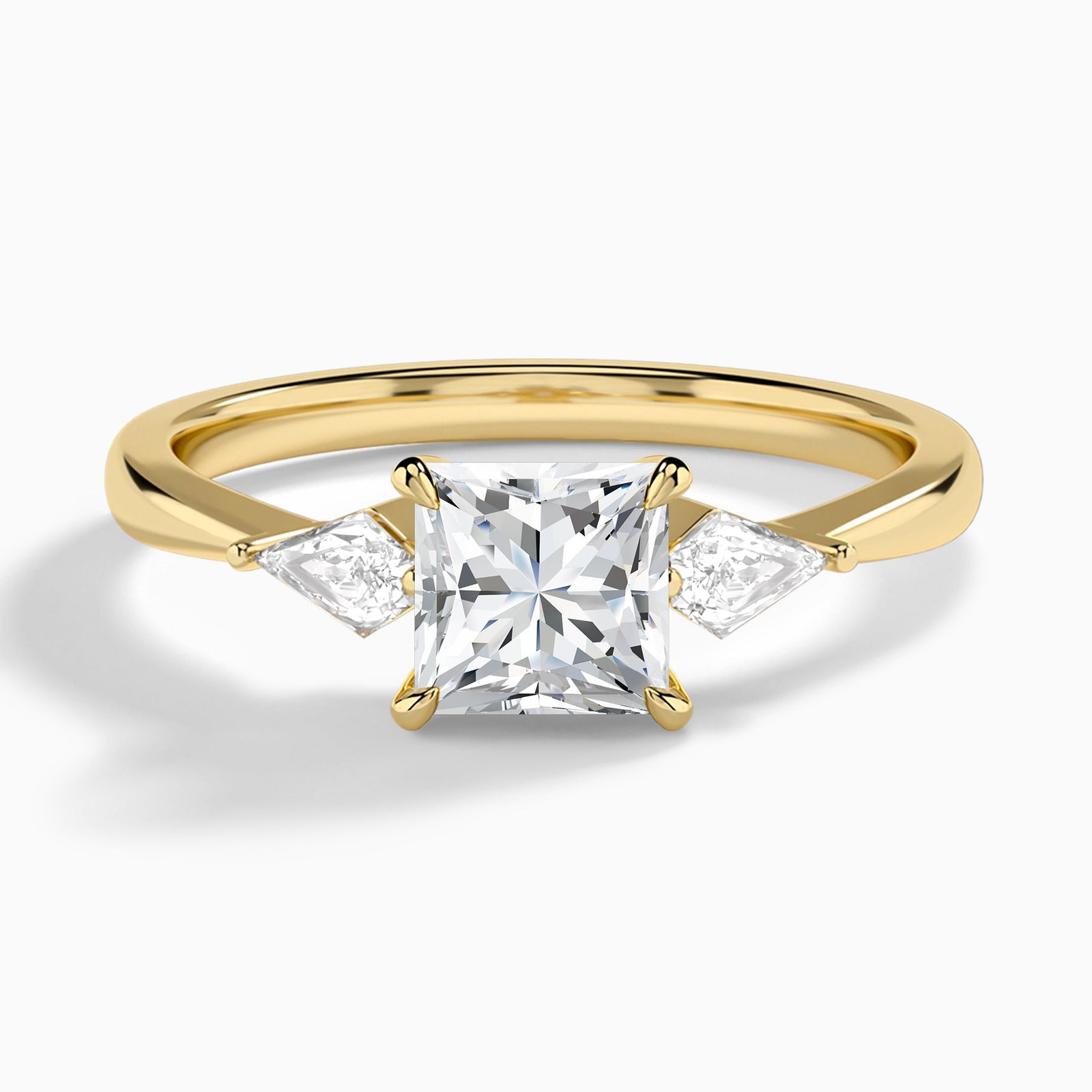 Luxe Ciana Three Stone Diamond Engagement Ring