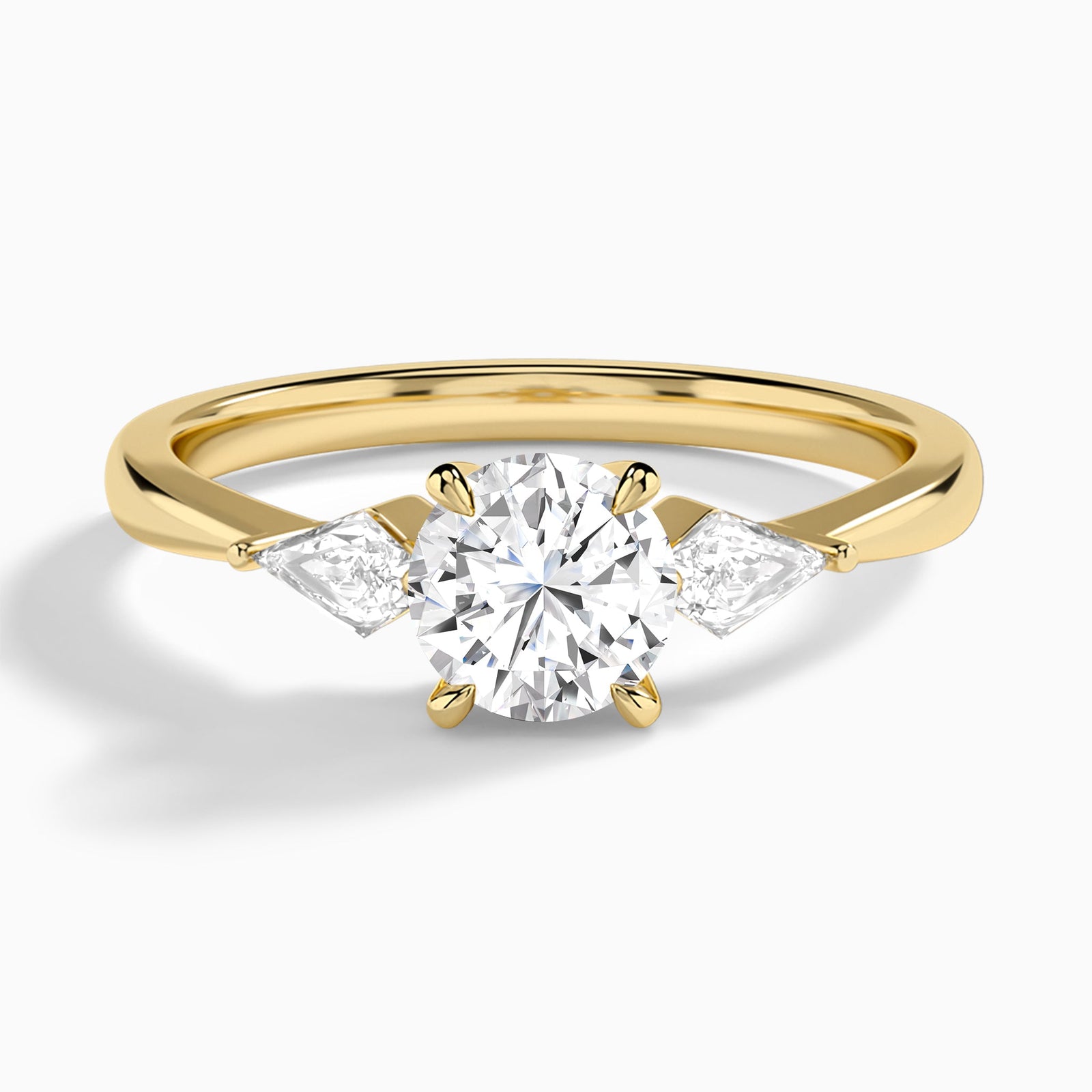 Luxe Ciana Three Stone Diamond Engagement Ring