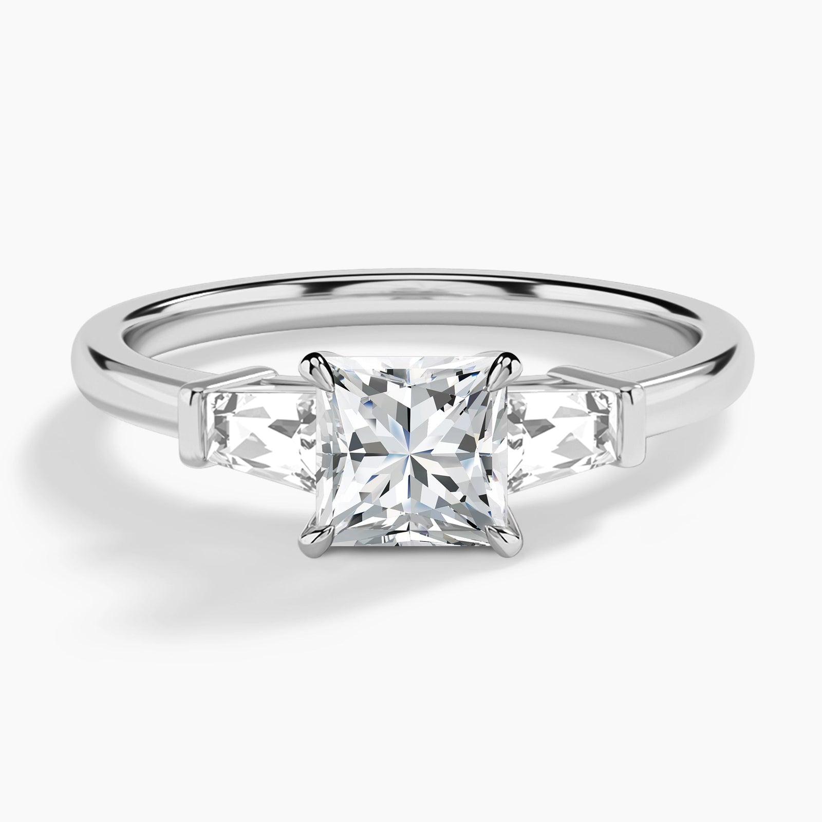 Thora Three Stone Diamond Engagement Ring