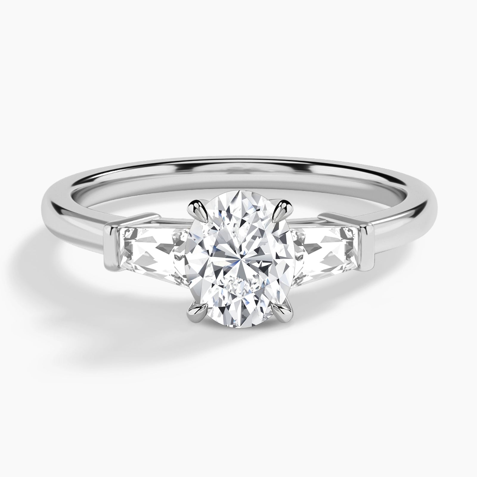 Thora Three Stone Diamond Engagement Ring