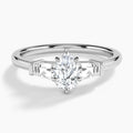 Thora Three Stone Diamond Engagement Ring