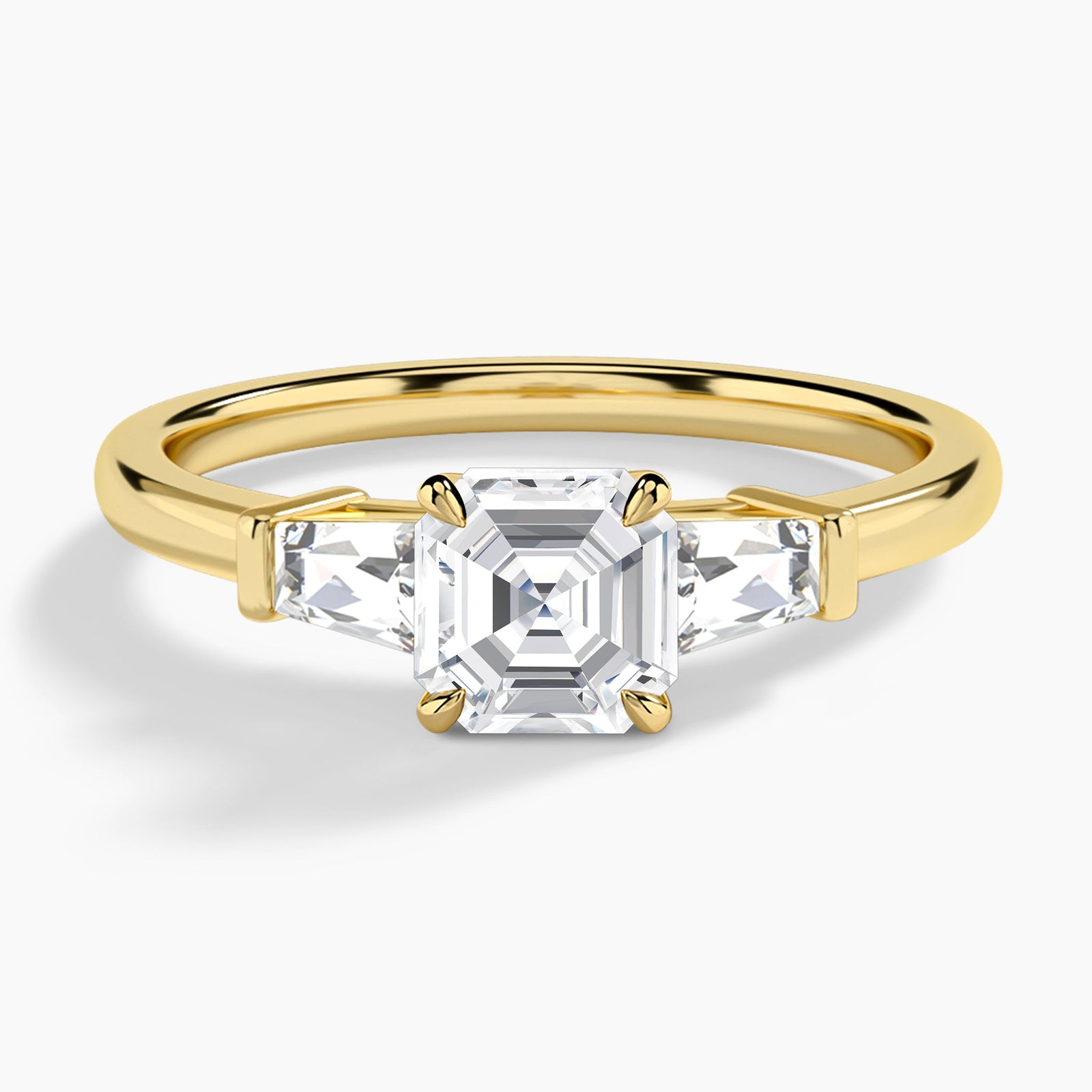 Thora Three Stone Diamond Engagement Ring