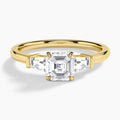 Thora Three Stone Diamond Engagement Ring