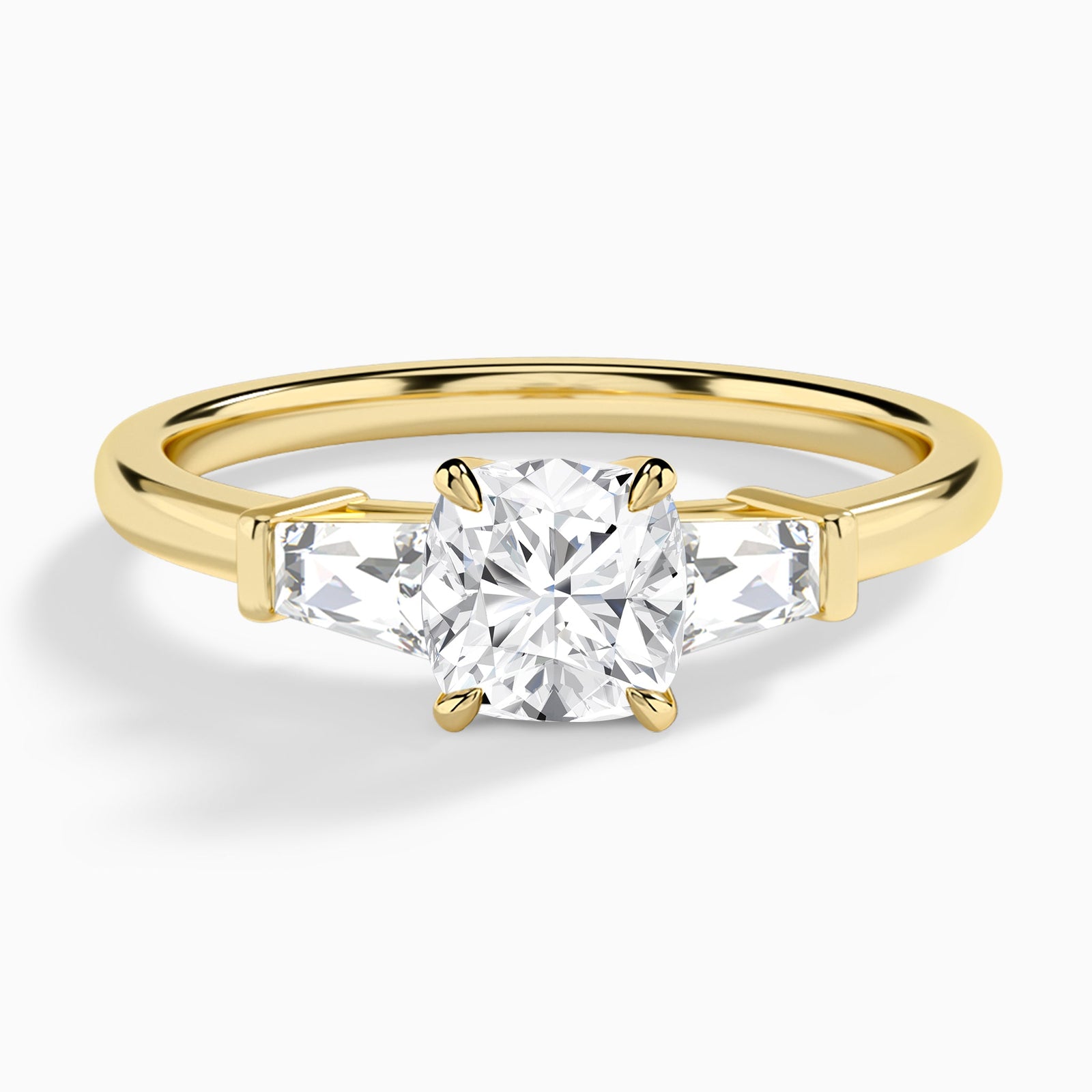 Thora Three Stone Diamond Engagement Ring