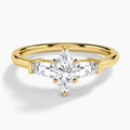 Thora Three Stone Diamond Engagement Ring