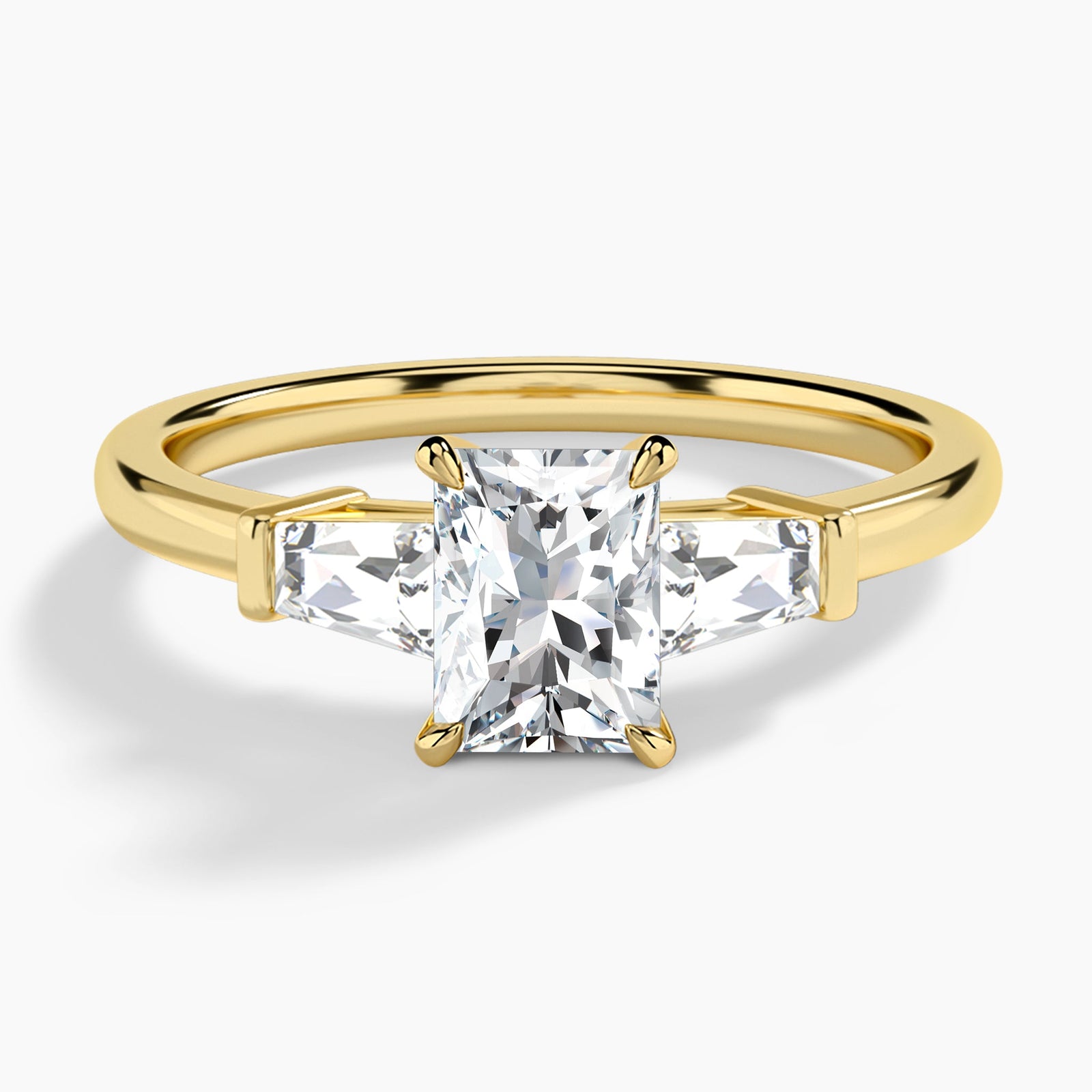 Thora Three Stone Diamond Engagement Ring