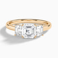 Luxe Hera Three Stone Diamond Engagement Ring